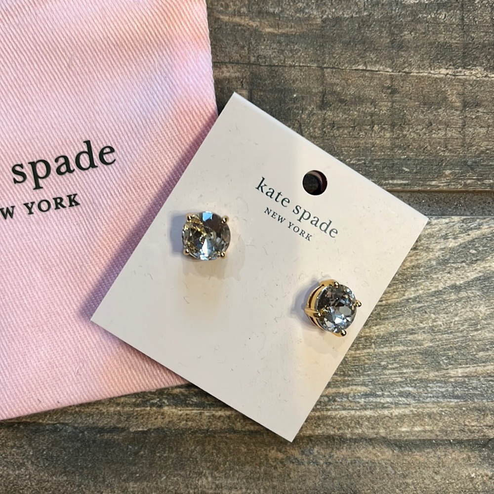 Kate Spade Studs - Clear